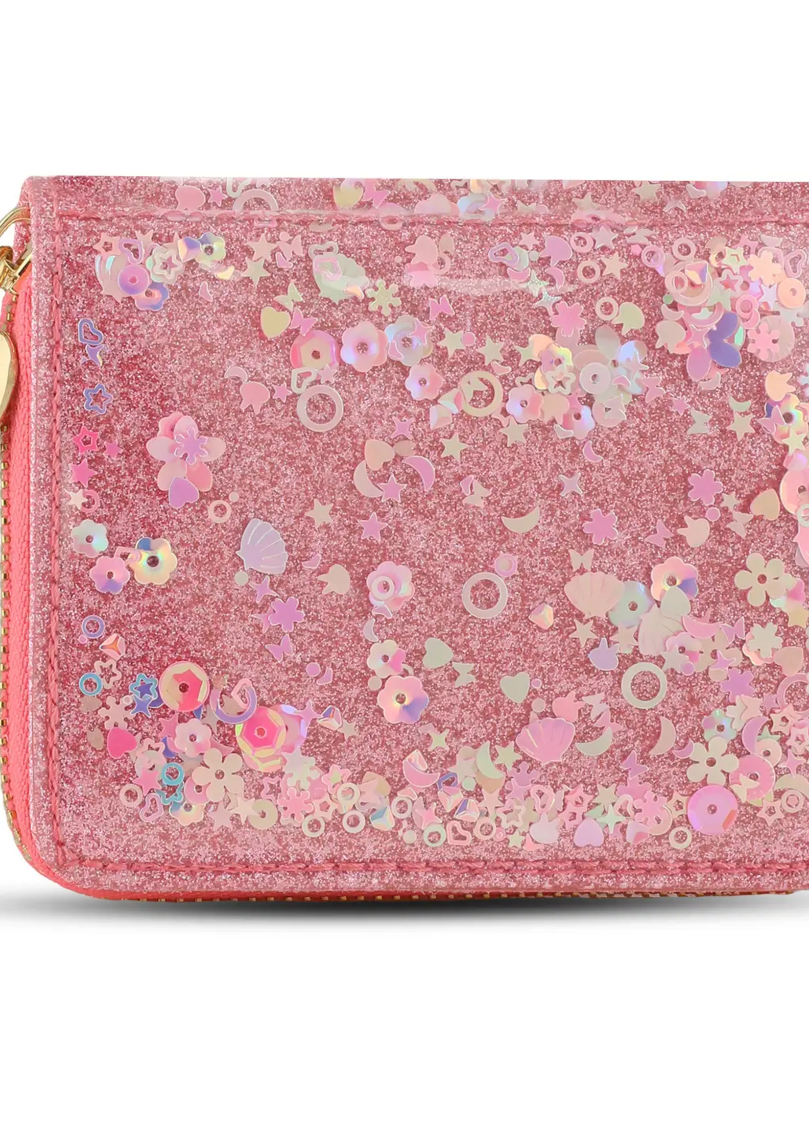 Carrying Kind Confetti Pink Wallet