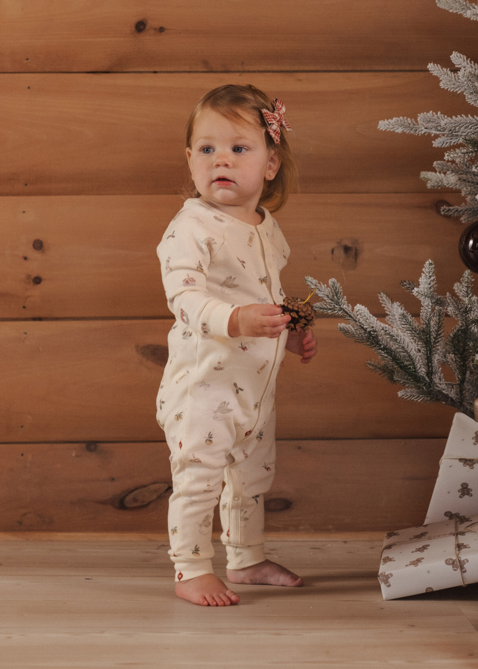 Rylee + Cru LLC ORGANIC LONG JOHN PAJAMAS FAVORITE THINGS