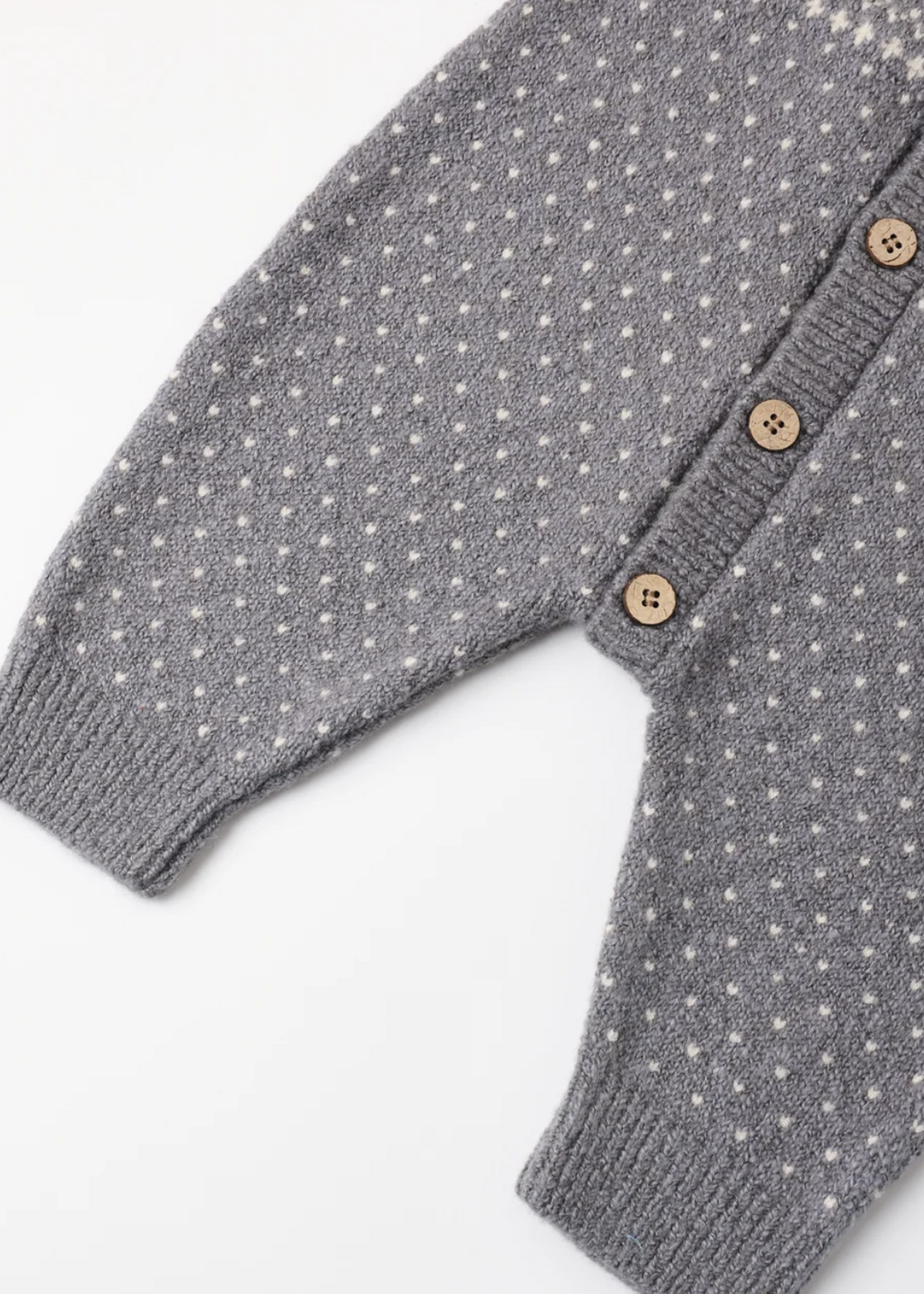 Rylee + Cru LLC FAIR ISLE ROMPER SLATE