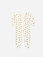 Rylee + Cru LLC ORGANIC LONG JOHN PAJAMAS GINGERBREAD