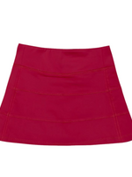 Belle Cher Maroon Tennis Skort