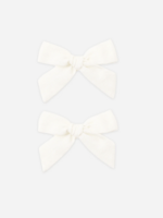 Rylee + Cru LLC BOWS, SET OF 2 IVORY