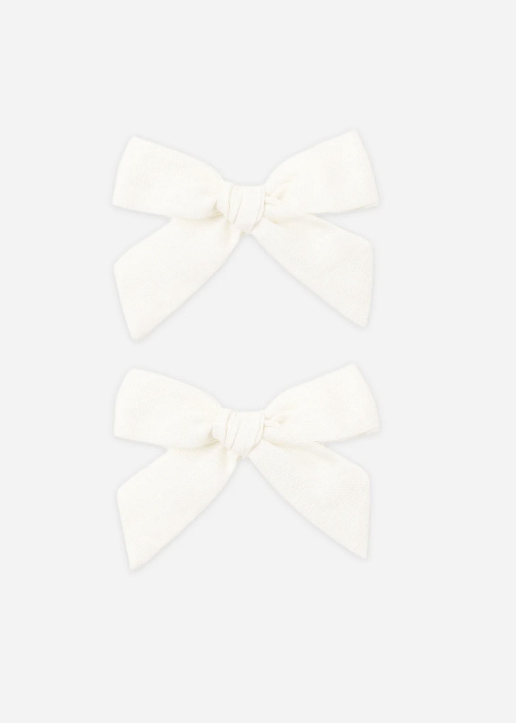 Rylee + Cru LLC BOWS, SET OF 2 IVORY