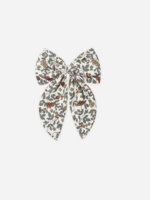 Rylee + Cru LLC OVERSIZED BOW HOLIDAY FLORAL NATURAL