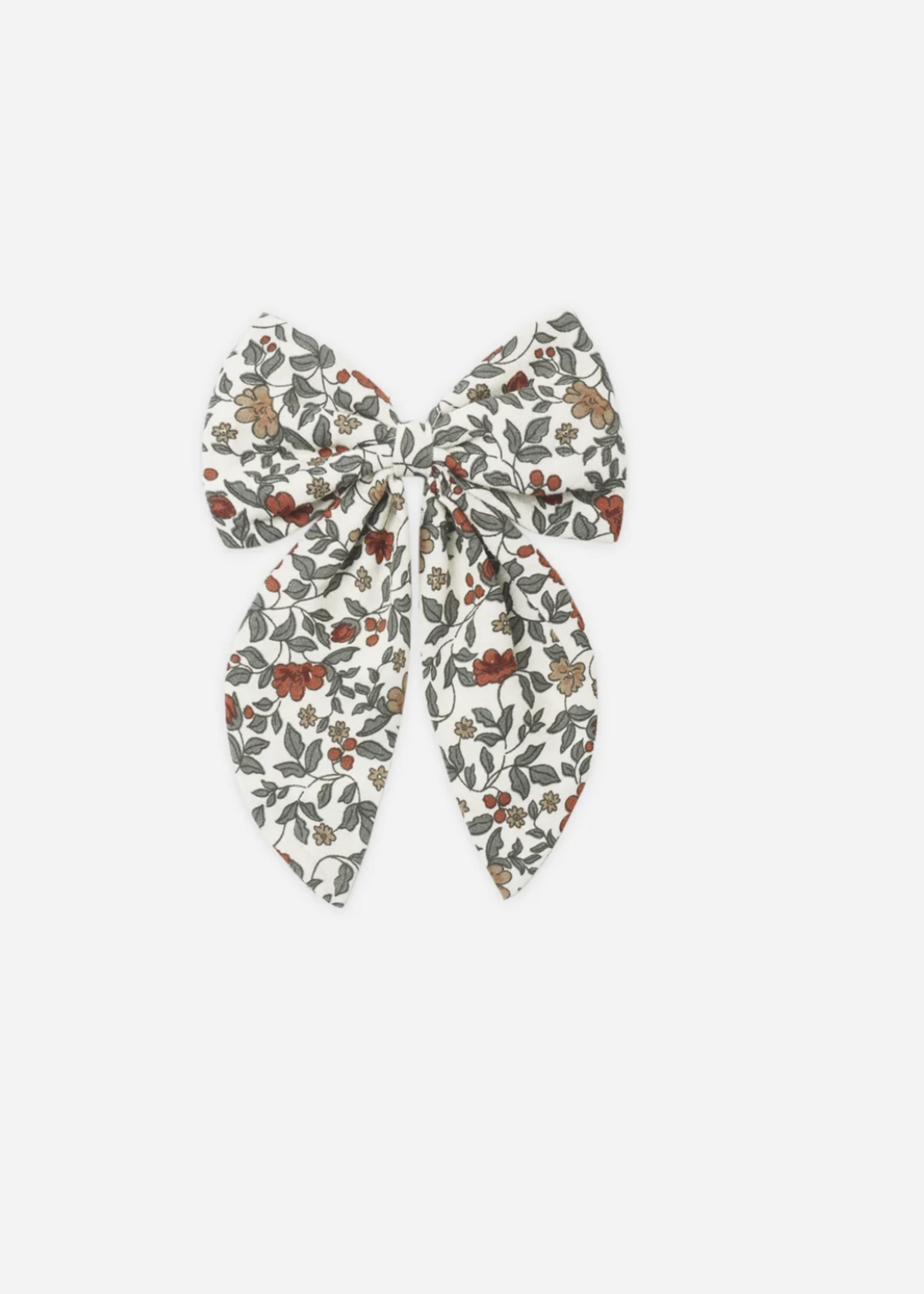 Rylee + Cru LLC OVERSIZED BOW HOLIDAY FLORAL NATURAL