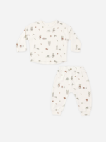 Rylee + Cru LLC L/S TEE + PANT SET HOLIDAY MOUSE