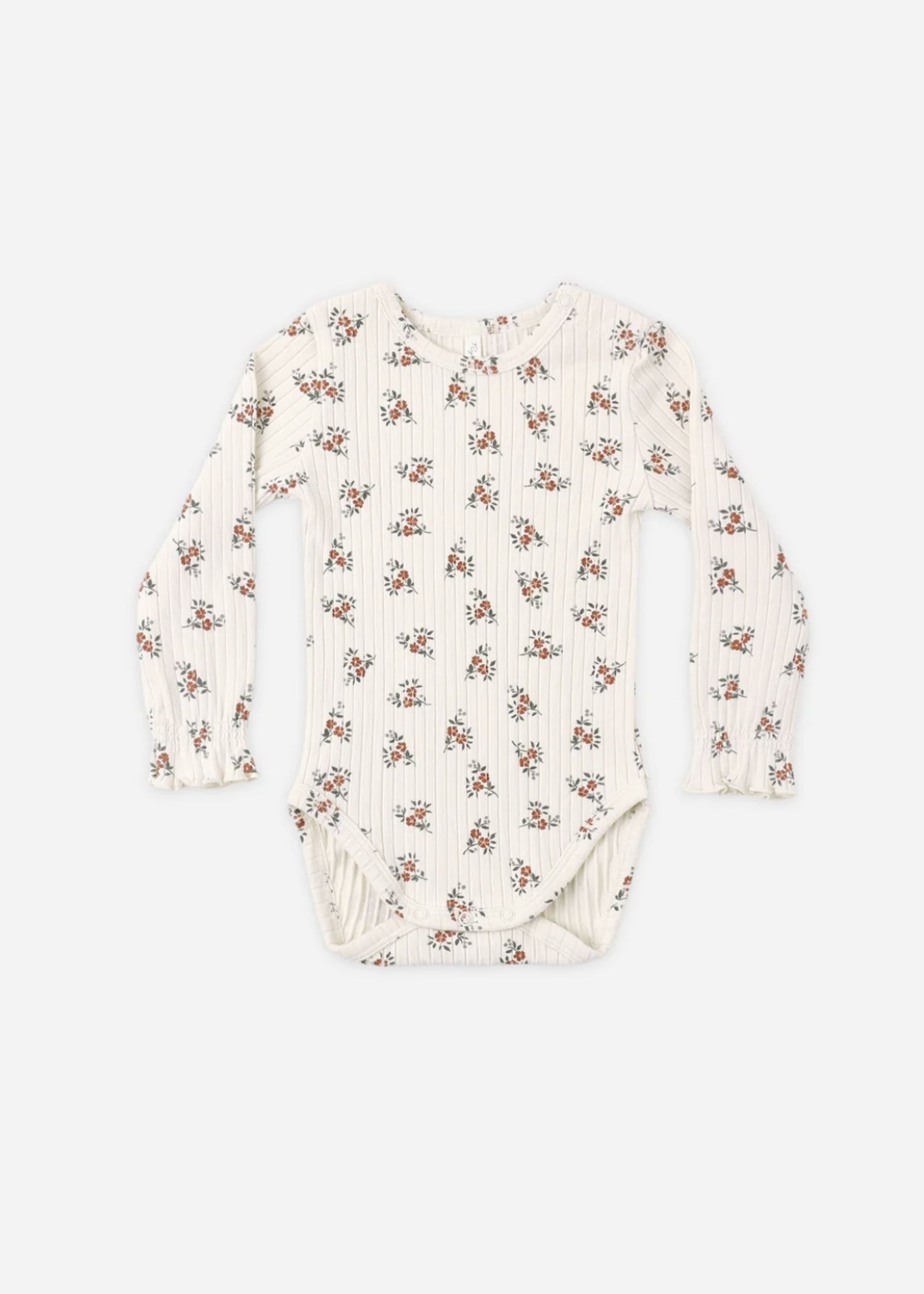 Rylee + Cru LLC SMYTH BODYSUIT RUBY BLOOM NATURAL