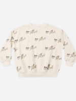 Rylee + Cru LLC RELAXED SWEATSHIRT REINDEER