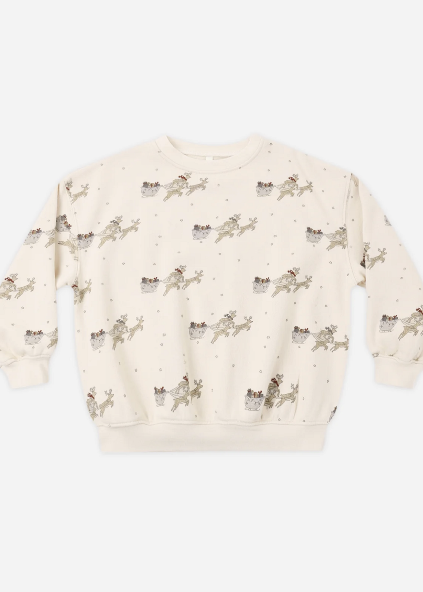 Rylee + Cru LLC RELAXED SWEATSHIRT REINDEER