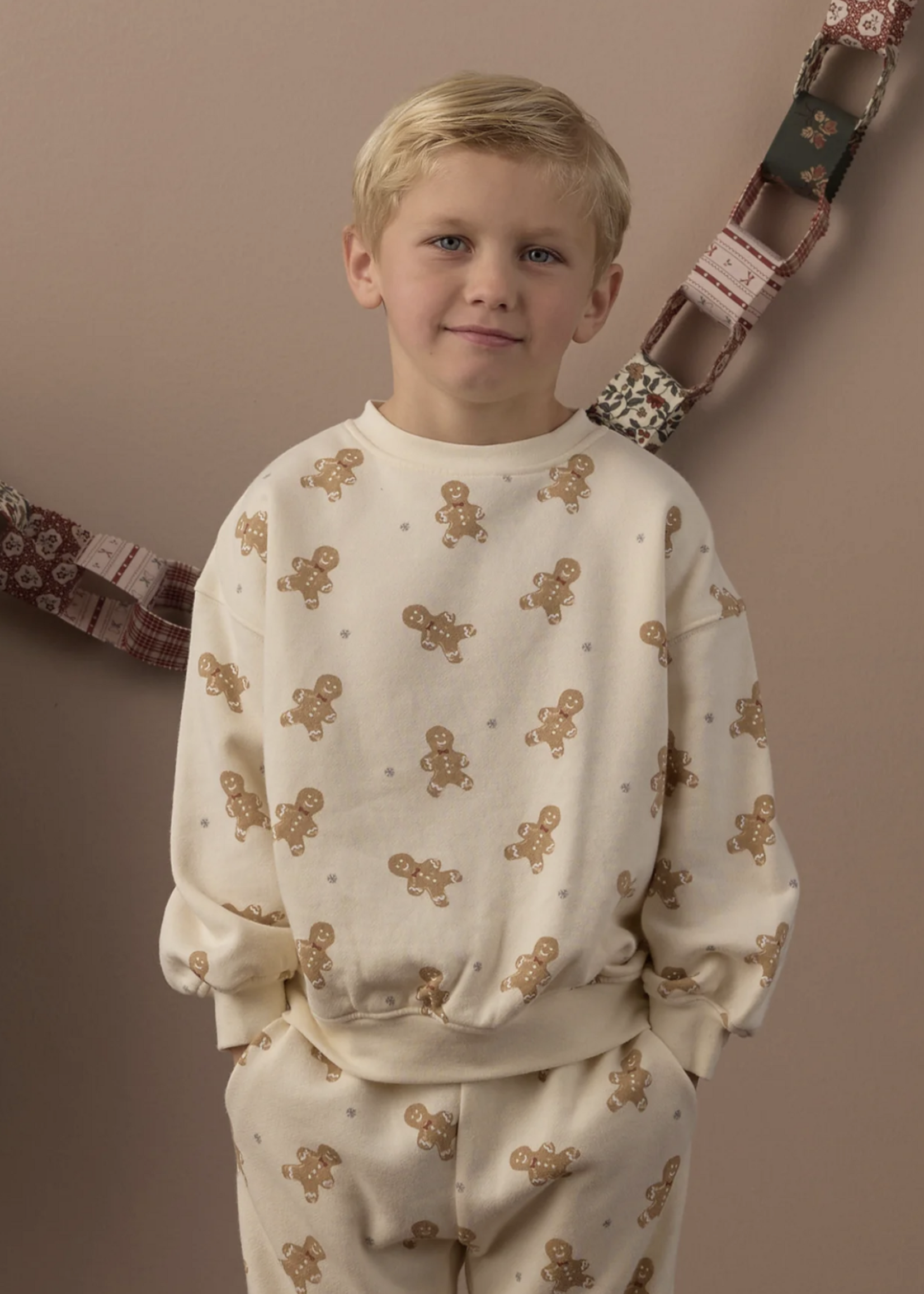 Rylee + Cru LLC RELAXED SWEATSHIRT GINGERBREAD