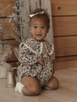 Rylee + Cru LLC FERN ROMPER HOLIDAY FLORAL