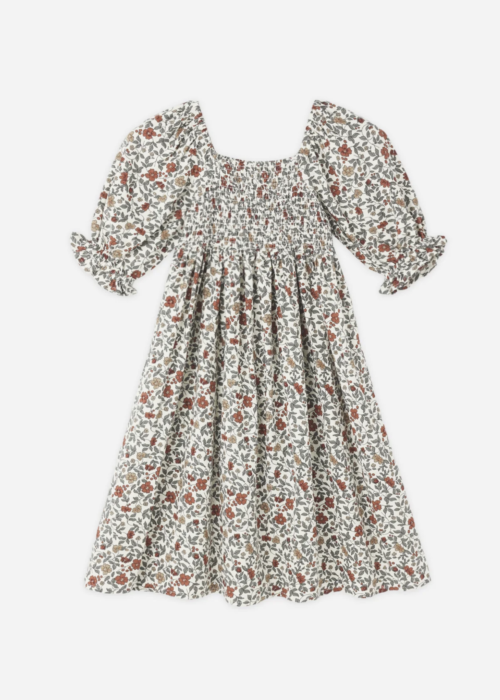 Rylee + Cru LLC ADELAIDE DRESS HOLIDAY FLORAL