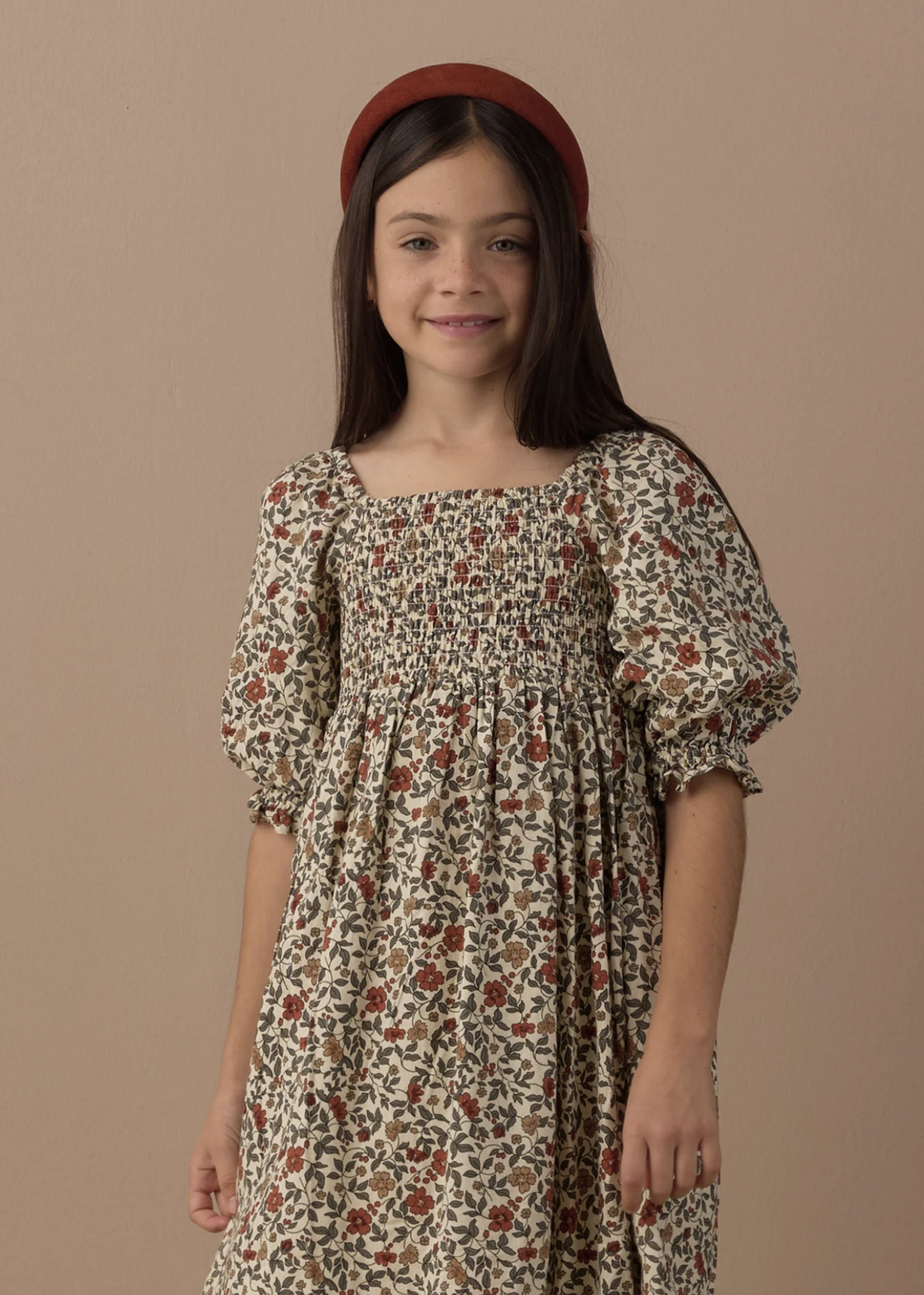 Rylee + Cru LLC ADELAIDE DRESS HOLIDAY FLORAL