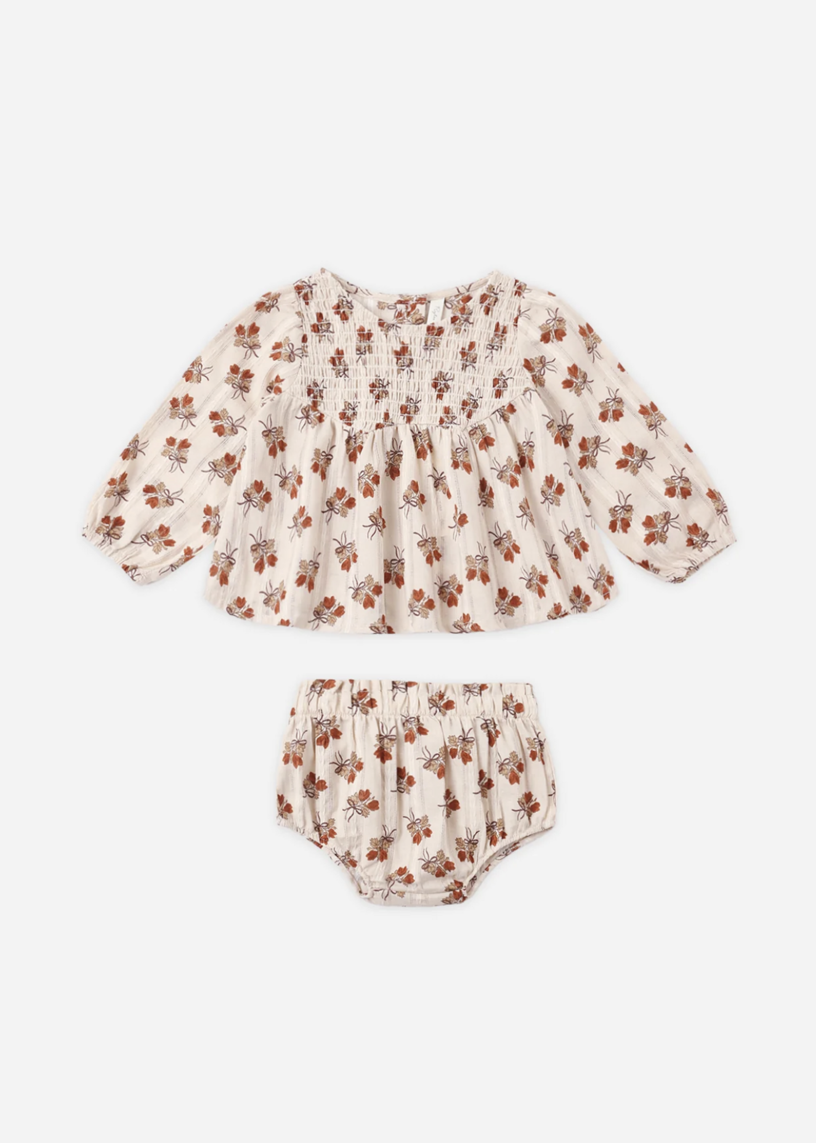 Rylee + Cru LLC SOPHIA TOP BLOOMER SET BOUQUET