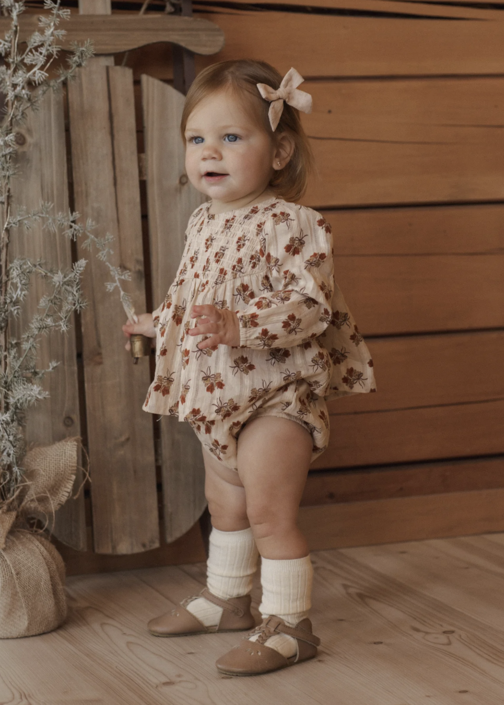 Rylee + Cru LLC SOPHIA TOP BLOOMER SET BOUQUET