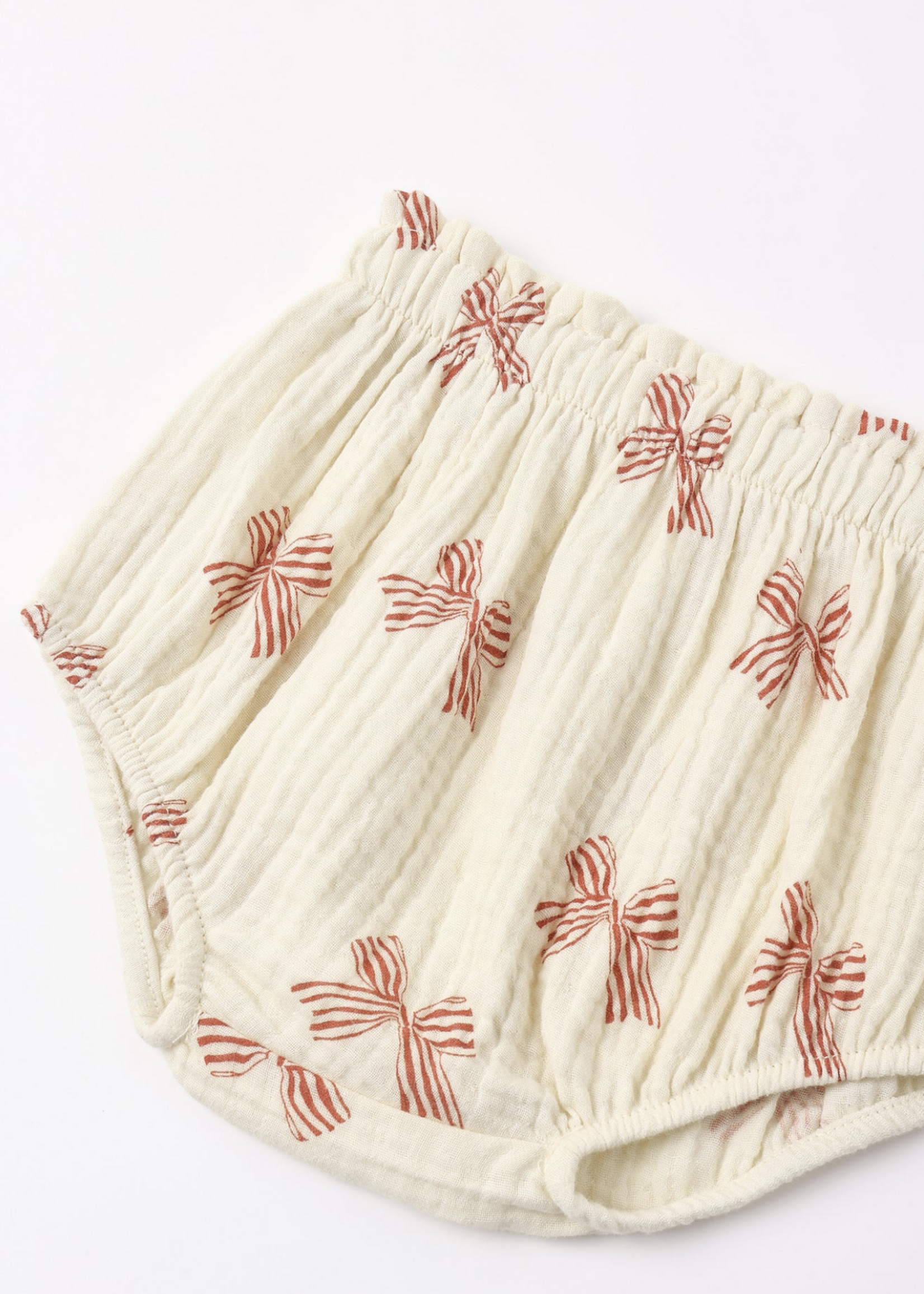 Rylee + Cru LLC SOPHIA TOP BLOOMER SET PEPPERMINT BOWS