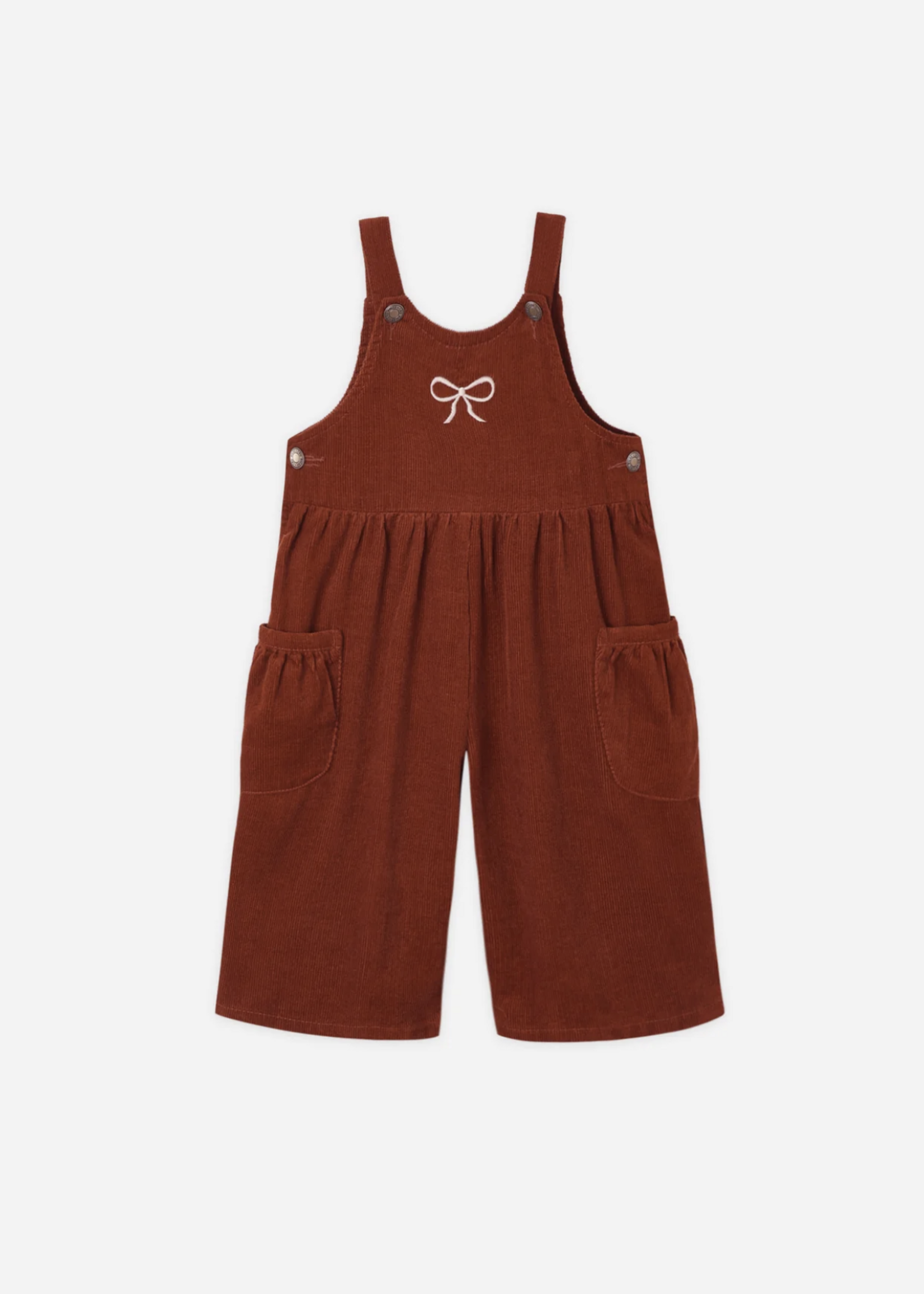 Rylee + Cru LLC WIDE LEG OVERALL RUBY