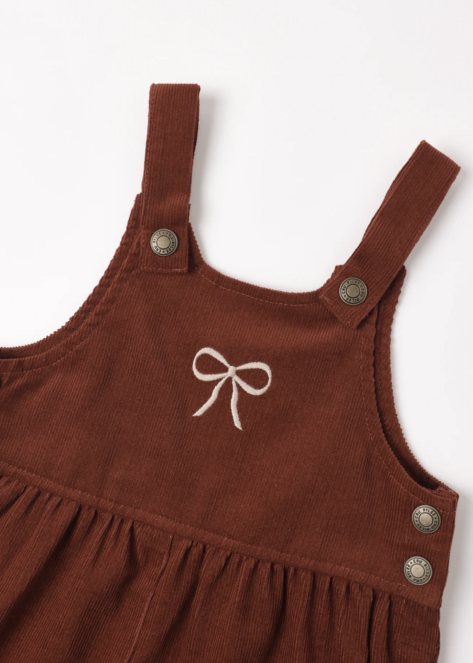 Rylee + Cru LLC WIDE LEG OVERALL RUBY