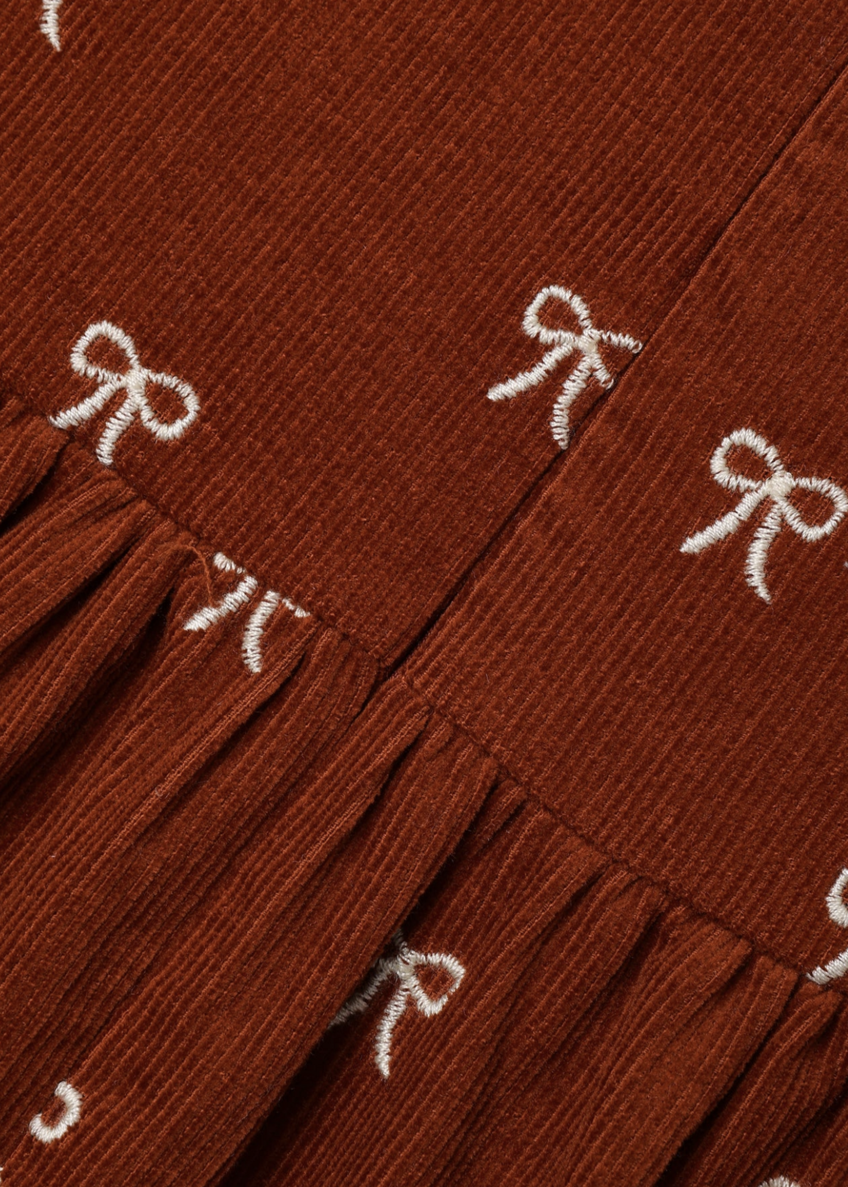 Rylee + Cru LLC FRAN DRESS BOWS RUBY