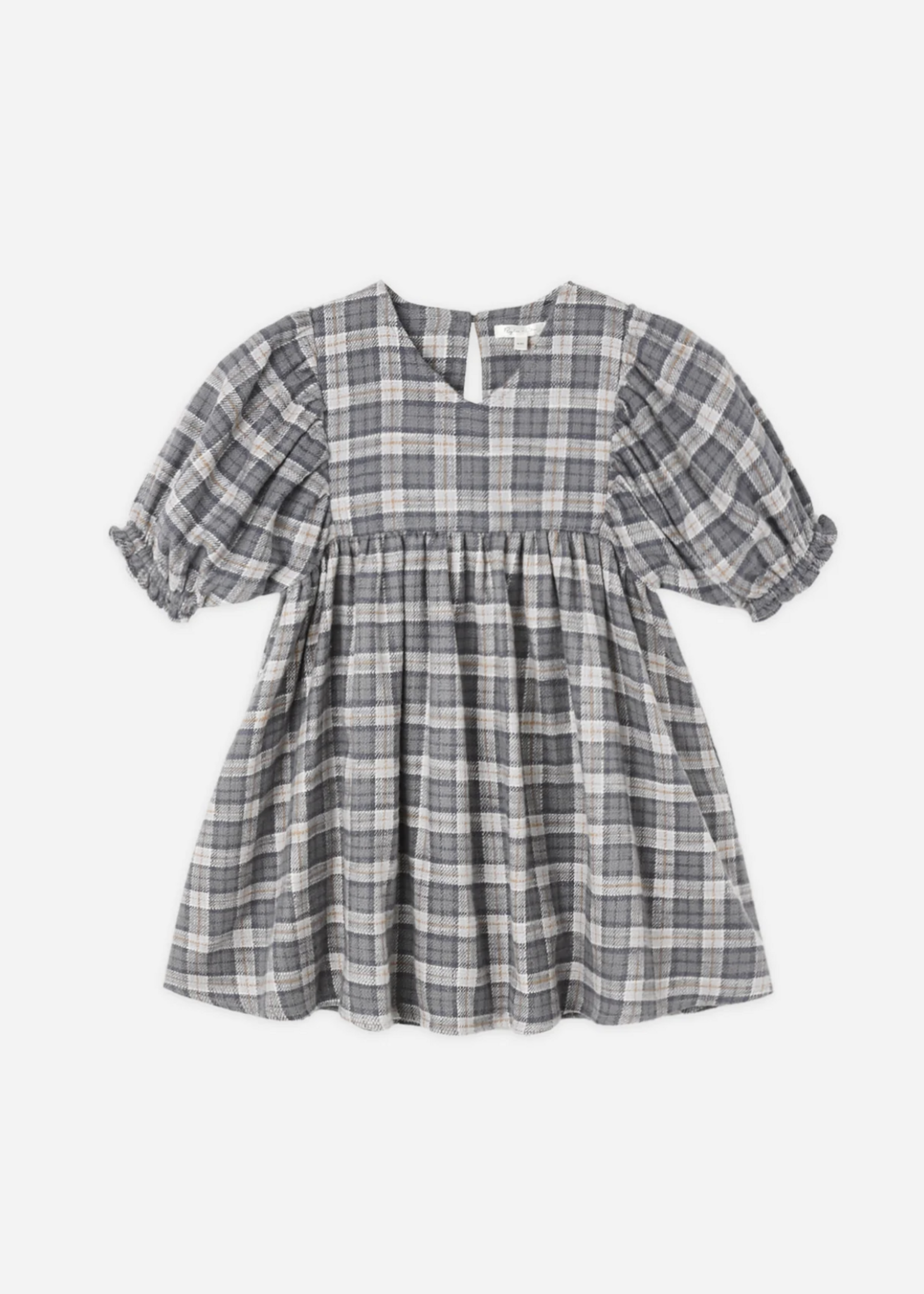 Rylee + Cru LLC JOLENE DRESS WINTER PLAID SLATE