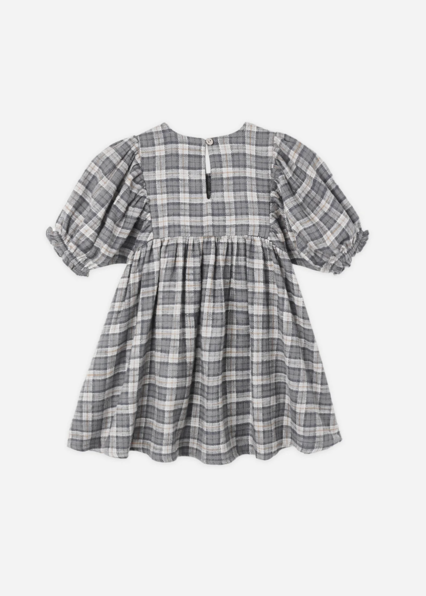 Rylee + Cru LLC JOLENE DRESS WINTER PLAID SLATE