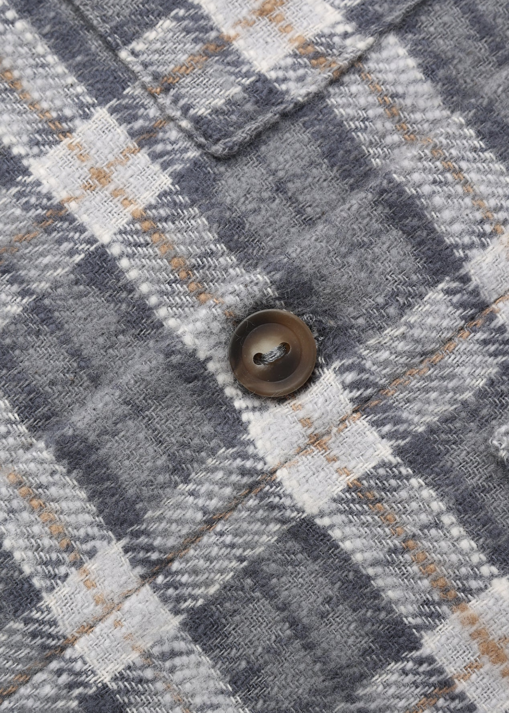 Rylee + Cru LLC POCKETED FLANNEL SHIRT WINTER PLAID SLATE