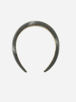 Rylee + Cru LLC PADDED HEADBAND HOLIDAY PLAID EVERGREEN