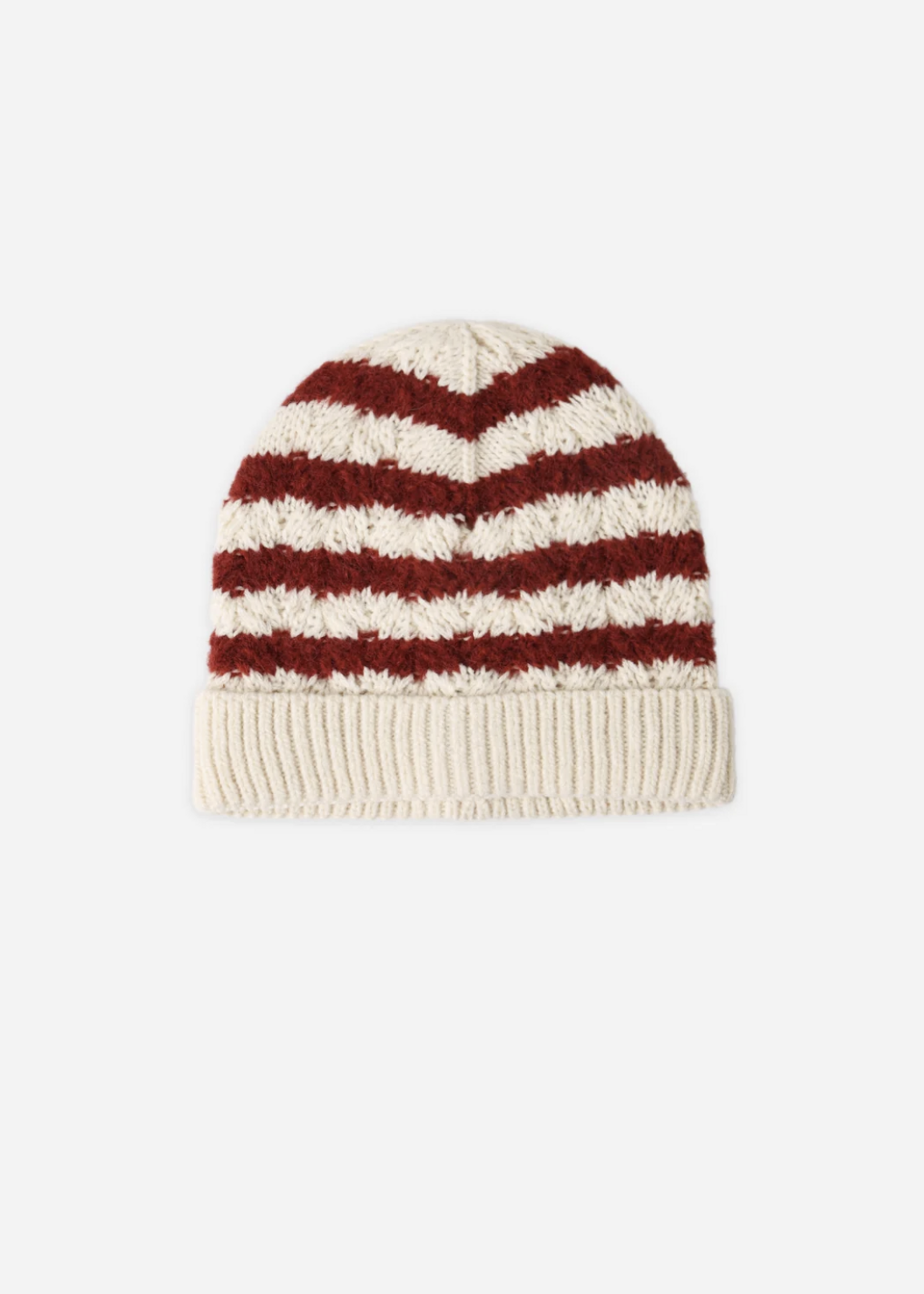 Rylee + Cru LLC BEANIE RUBY STRIPE