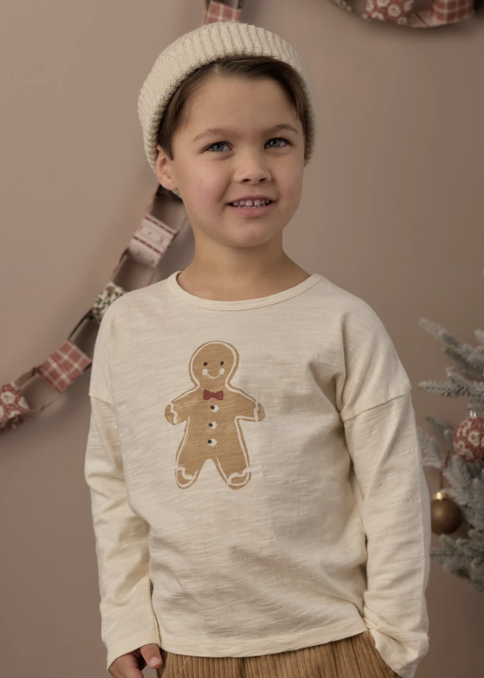 Rylee + Cru LLC BEANIE HEATHERED PARCHMENT