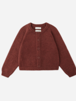 Rylee + Cru LLC FUZZY CARDIGAN RUBY