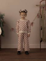 Rylee + Cru LLC JACQUARD KNIT SET POINSETTIA ANTIQUE
