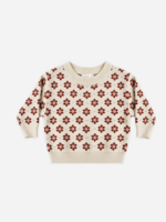 Rylee + Cru LLC SHILOH SWEATER POINSETTIA