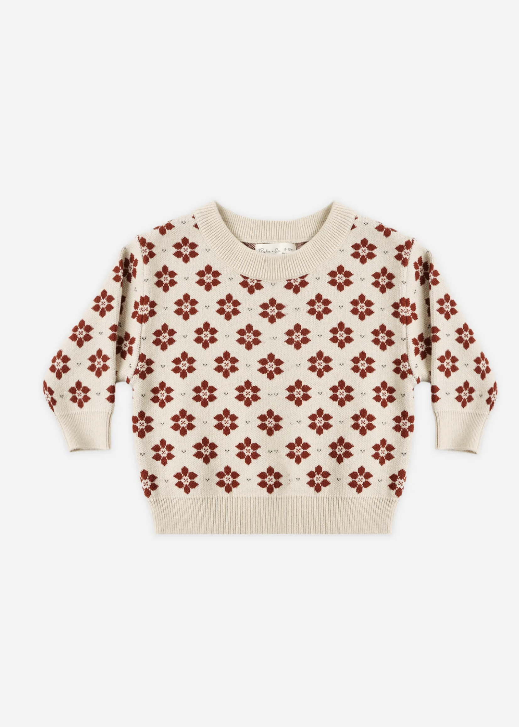 Rylee + Cru LLC SHILOH SWEATER POINSETTIA