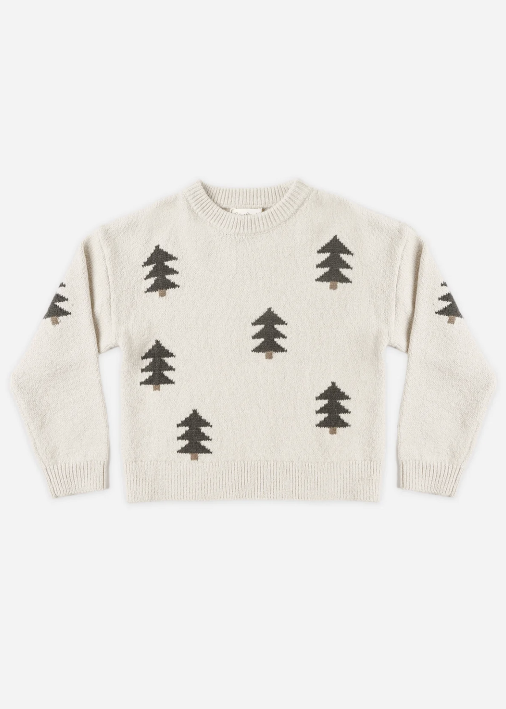 Rylee + Cru LLC ASPEN SWEATER TREE JACQUARD