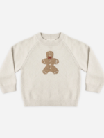 Rylee + Cru LLC RELAXED RAGLAN SWEATER GINGERBREAD MAN