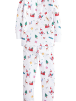 Little English Printed Jammies - Vintage Christmas