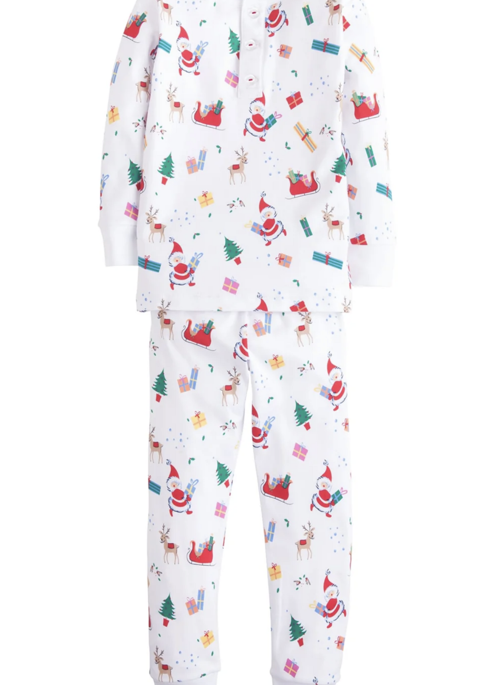 Little English Printed Jammies - Vintage Christmas