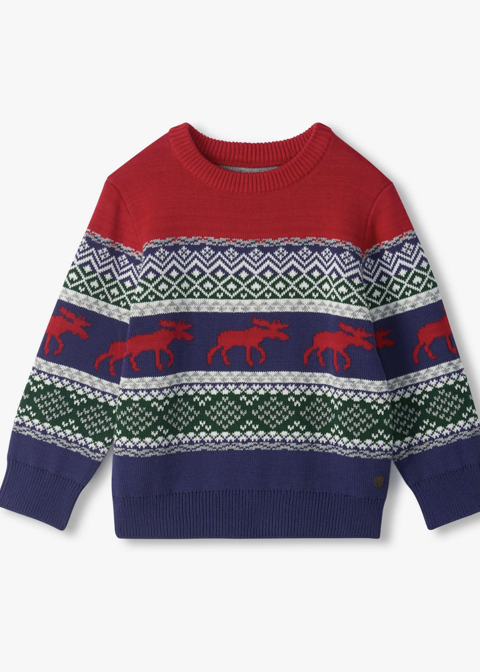 Hatley Kids Holiday Fair Isle Crew Neck Sweater