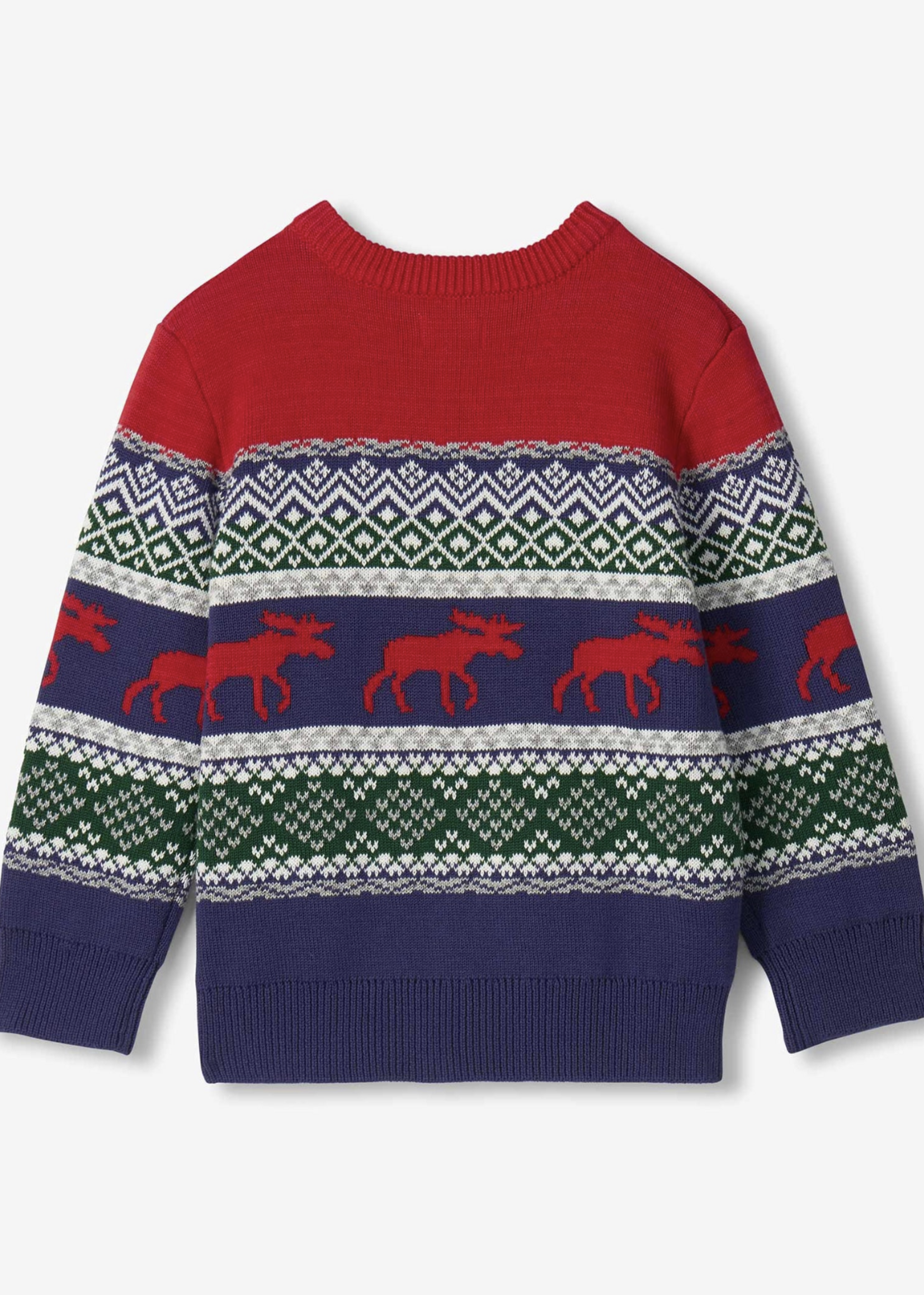 Hatley Kids Holiday Fair Isle Crew Neck Sweater