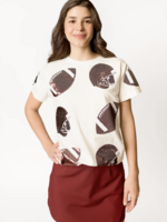 Belle Cher Women's Football Fever Maroon
