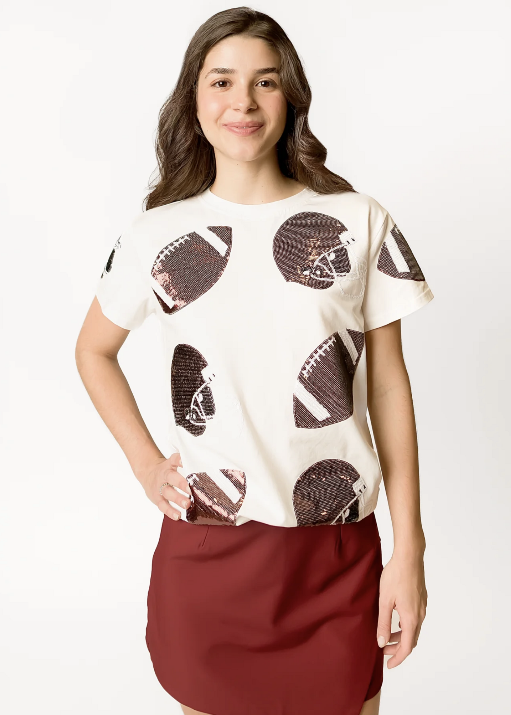 Belle Cher Women's Football Fever Maroon