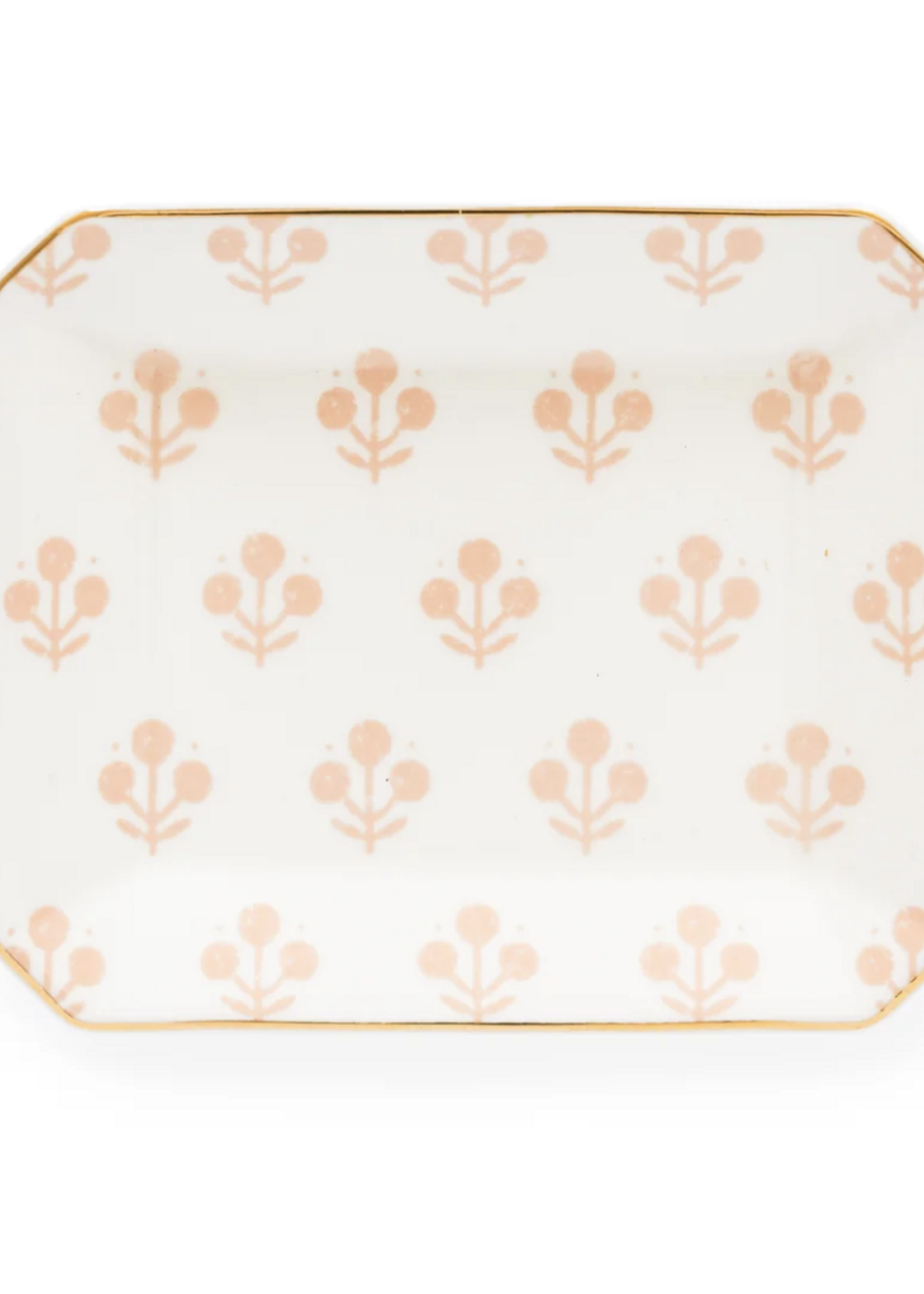 Sugar Paper Rose Floral Small Trinket Tray