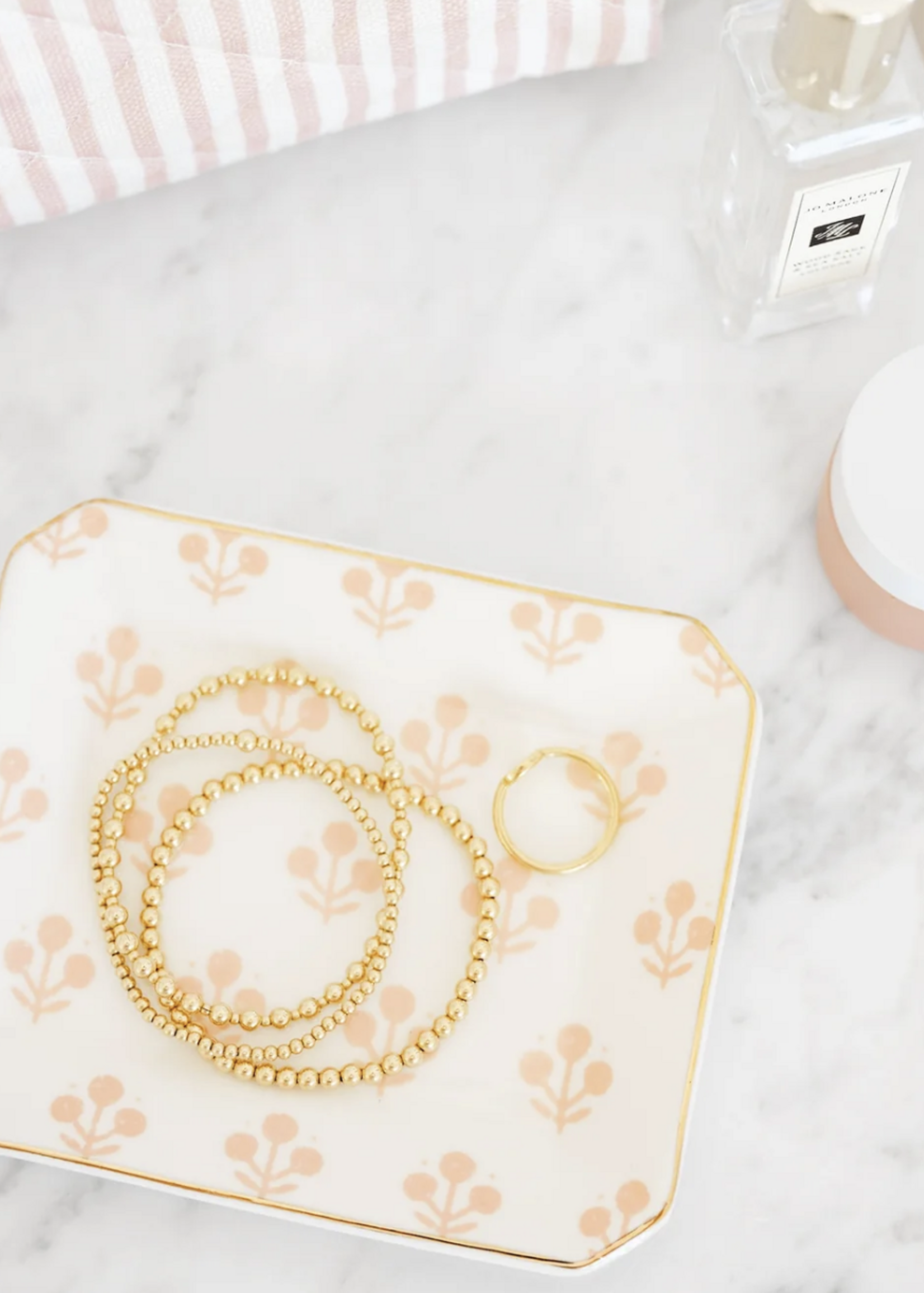 Sugar Paper Rose Floral Small Trinket Tray