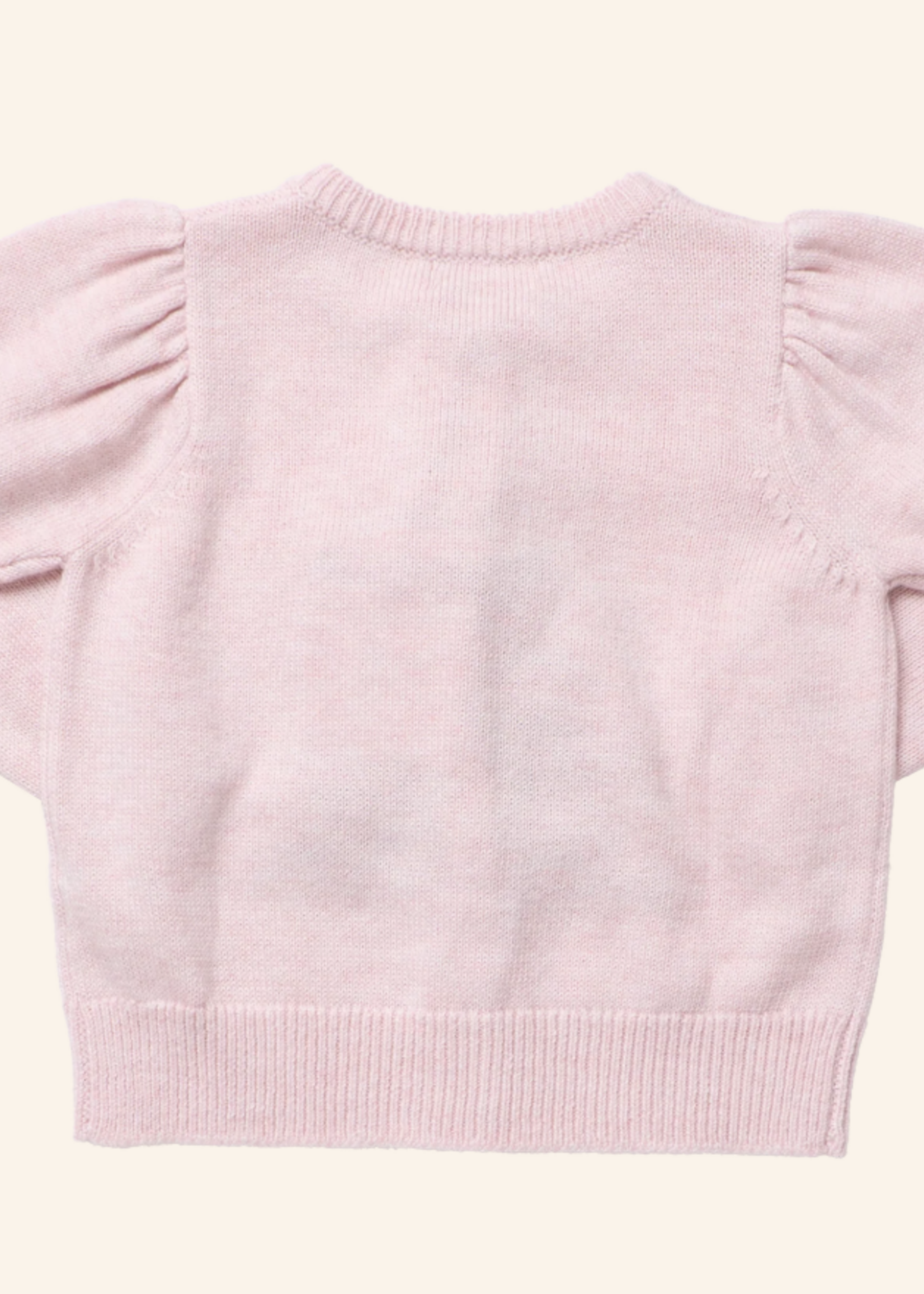 Pink Chicken girls constance sweater - tree bows