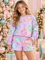 Belle Cher Ornaments Sweatshirt Pink