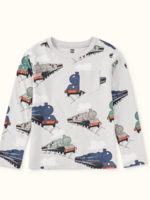 Tea Collection L/S PRINTED POCKET TEE GREAT RAILWAY JOURNEY
