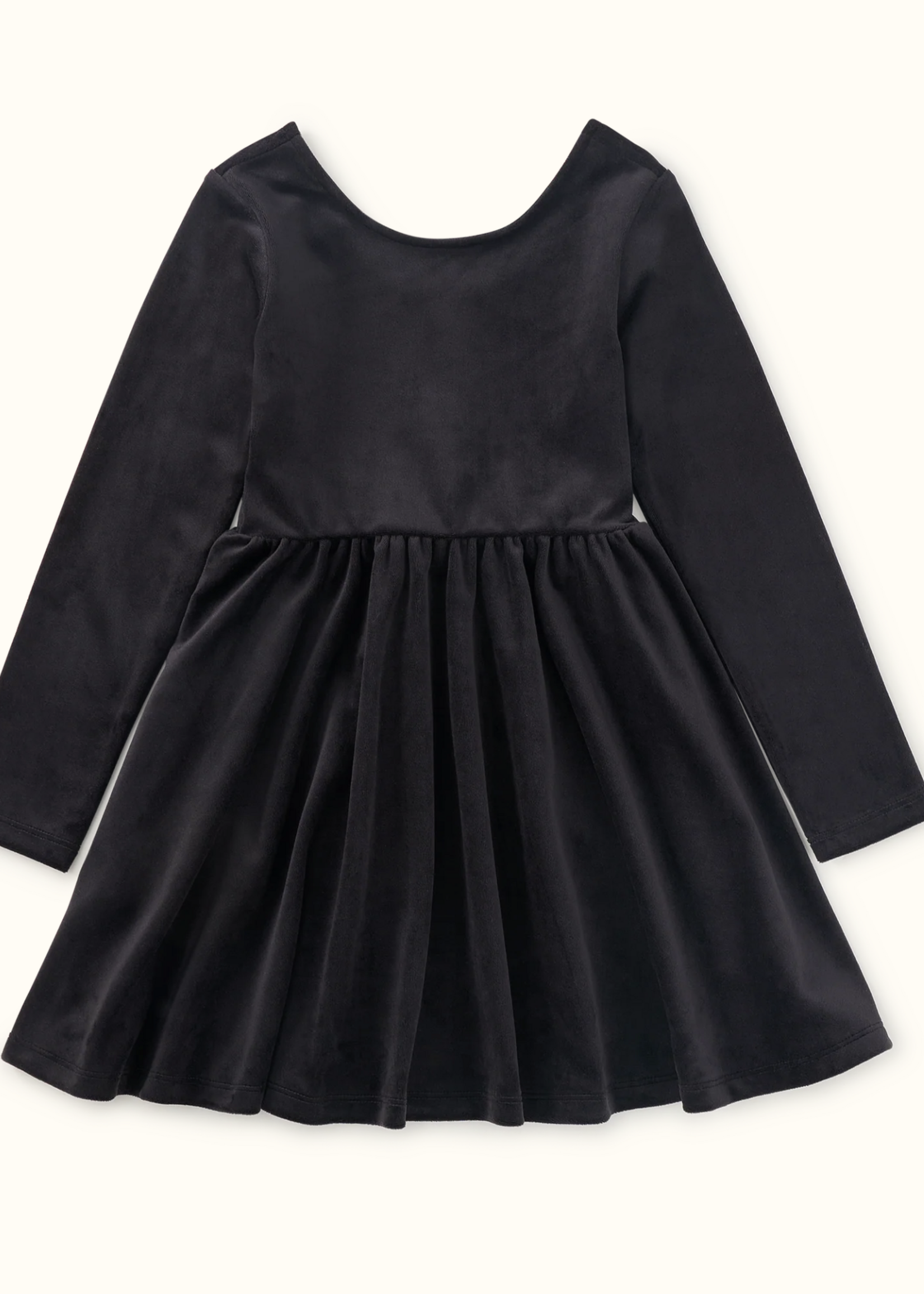 Tea Collection VELOUR BALLET DRESS JET BLACK