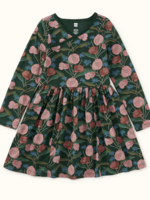 Tea Collection L/S WRAP NECK DRESS VINTAGE ENGLISH FLORAL