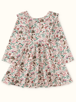Tea Collection RUFFLE SHOULDER BALLET DRESS TEA PARTY FLORAL