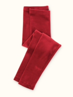 Tea Collection VELOUR LEGGINGS RED WAGON
